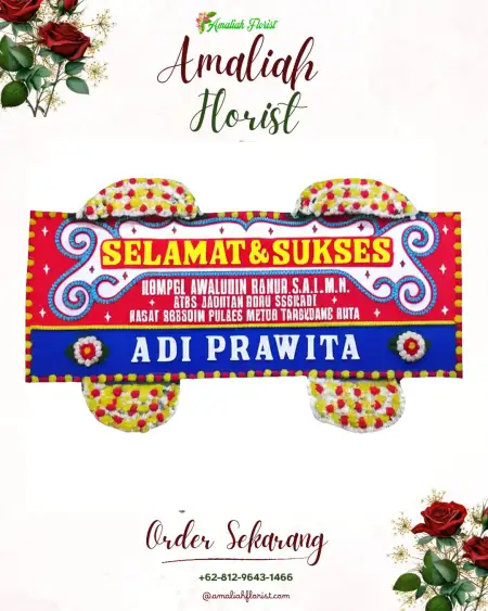 Papan Bunga Ucapan Selamat Nibong